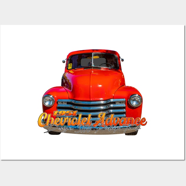 1951 Chevrolet Advance Design 3100 Pickup Truck Wall Art by Gestalt Imagery